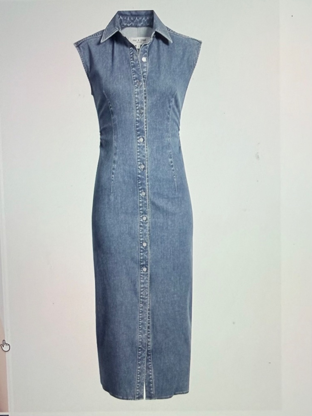 Rag & Bone Leah Denim Dress , Size 8, - Picture 5 of 5